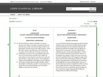 The Loeb classics, newly available online