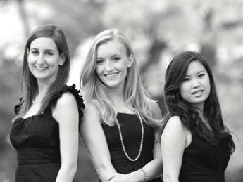 Her Campus founders Kaplan, Hanger, and Wang