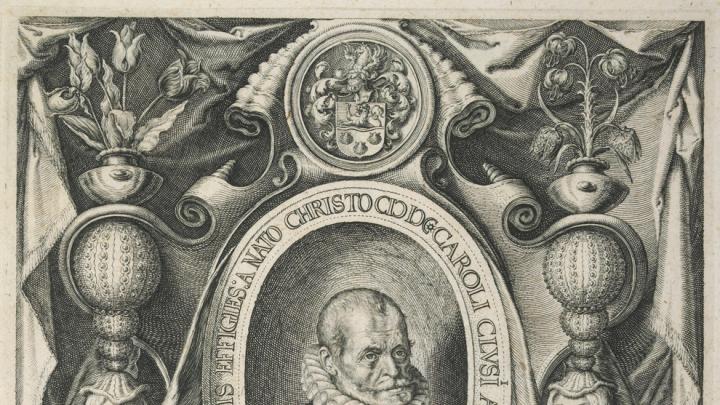 Jacques de Gheyn II, <i>Portrait of Carolus Clusius,</i> 1601. Engraving.
