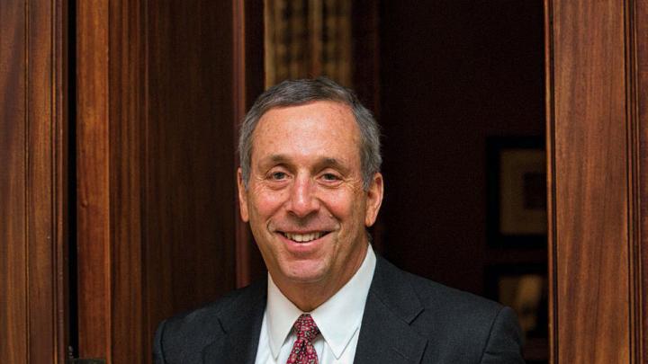 Photograph of Harvard president Lawrence S. Bacow